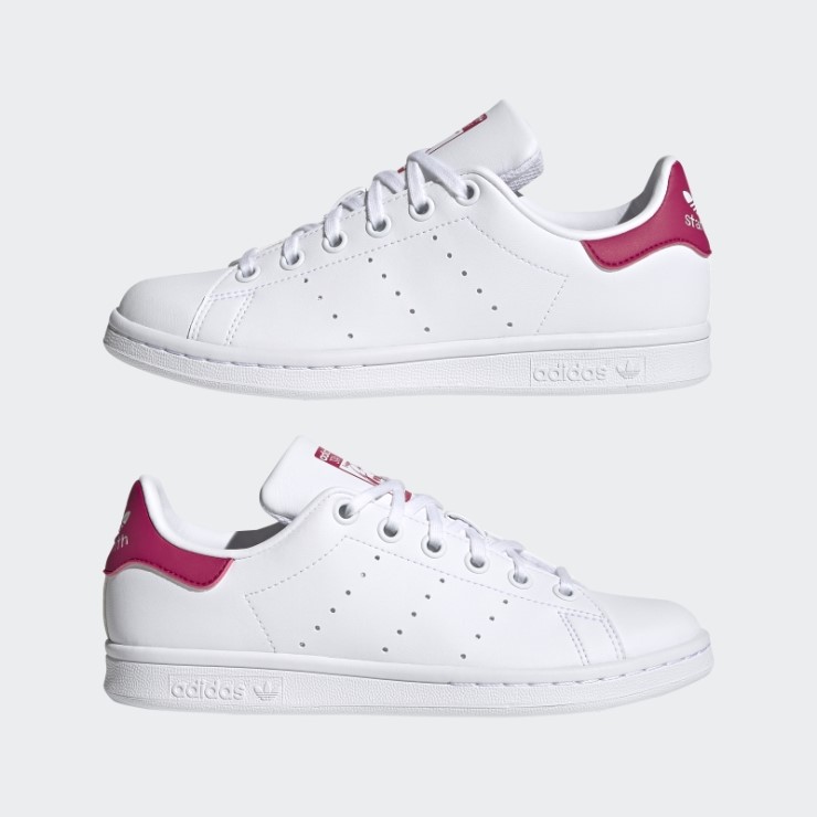 Adidas Stan Smith Zapatos Rosa Negrita Caliente