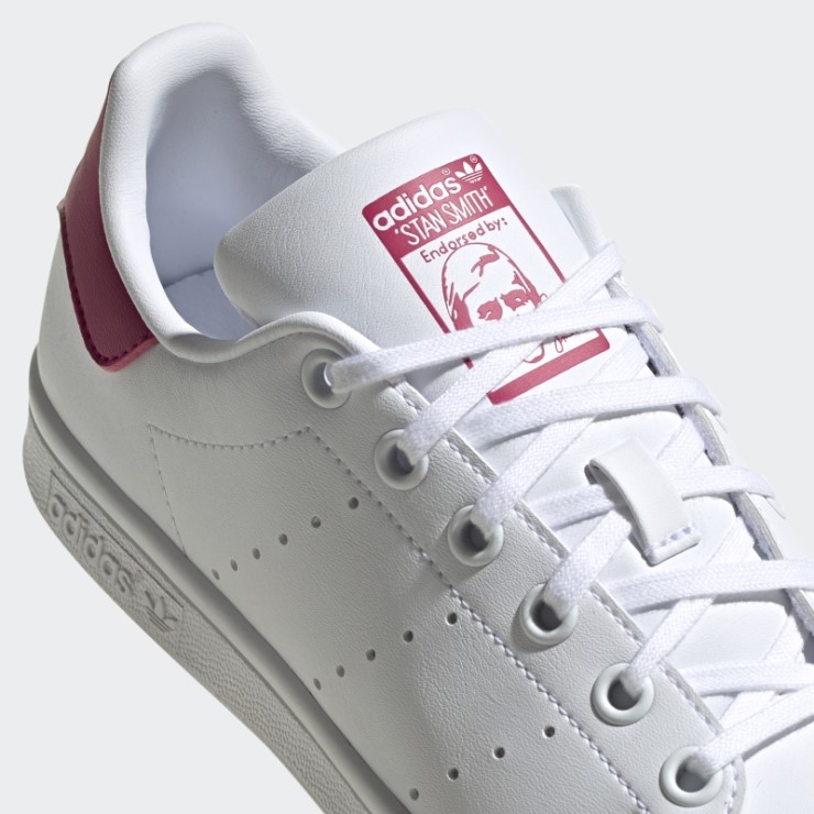 Adidas Stan Smith Zapatos Rosa Negrita Caliente