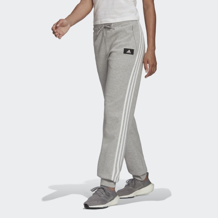 Pantalón Adidas Sportswear Future Icons 3 Rayas Gris Medio
