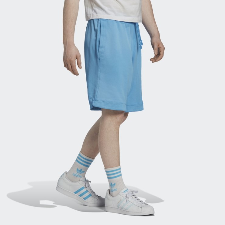 Pantalón Corto Azul Adidas Essentials+ Hecho Con La Naturaleza