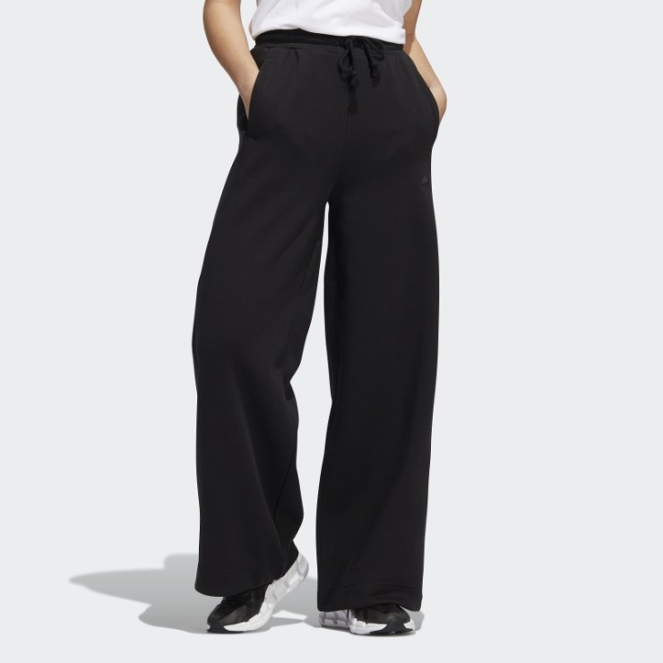 Adidas All Szn Fleece Pantalon Ancho Negro