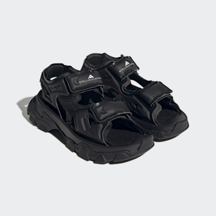 Negro Adidas By Stella Mccartney Hika Sandalias Al Aire Libre Moda