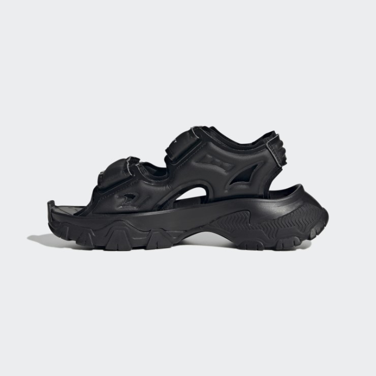 Negro Adidas By Stella Mccartney Hika Sandalias Al Aire Libre Moda