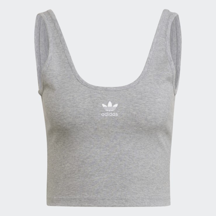 Camiseta Sin Mangas Adicolor Essentials Gris Medio Adidas