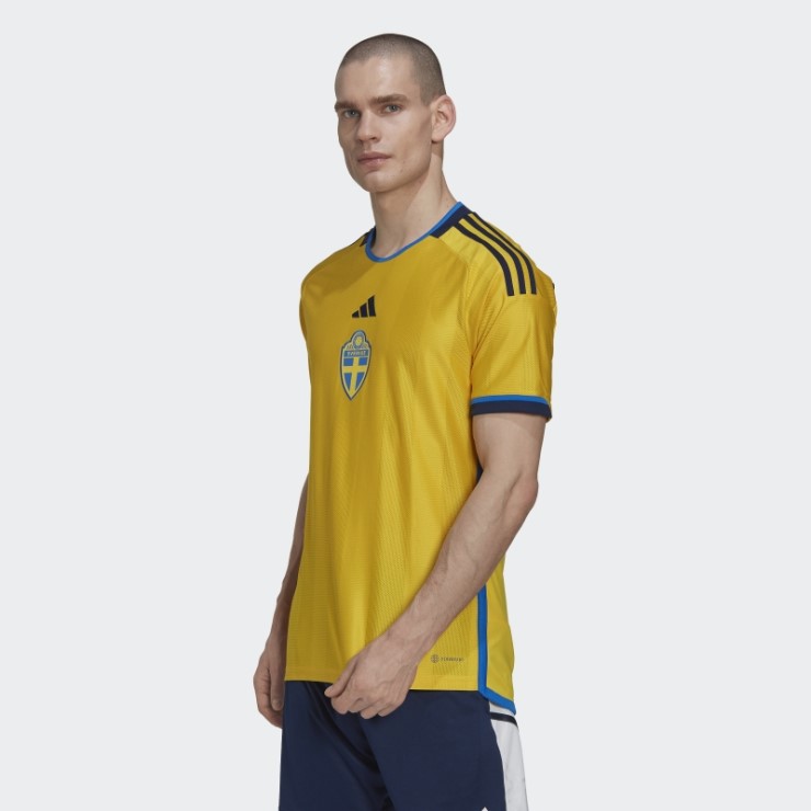 Camiseta Adidas Eqt Amarilla Primera Equipación Suecia 22