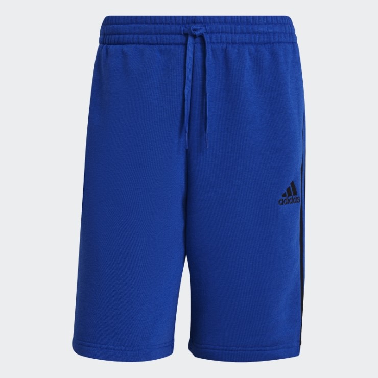 Pantalón Corto Adidas Azul Royal Con 3 Rayas Essentials