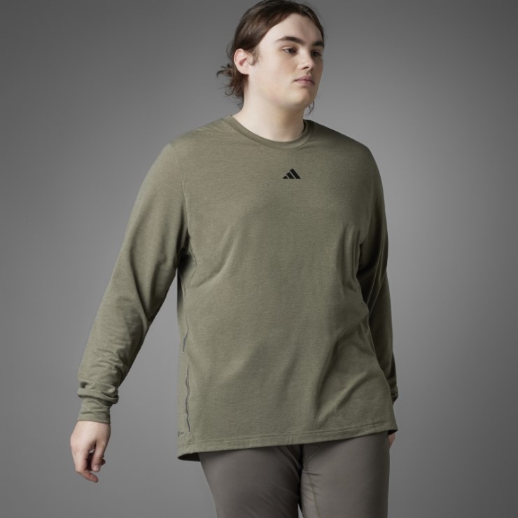 Camiseta De Manga Larga De Yoga Branch Authentic Balance Adidas