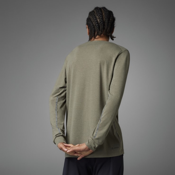 Camiseta De Manga Larga De Yoga Branch Authentic Balance Adidas