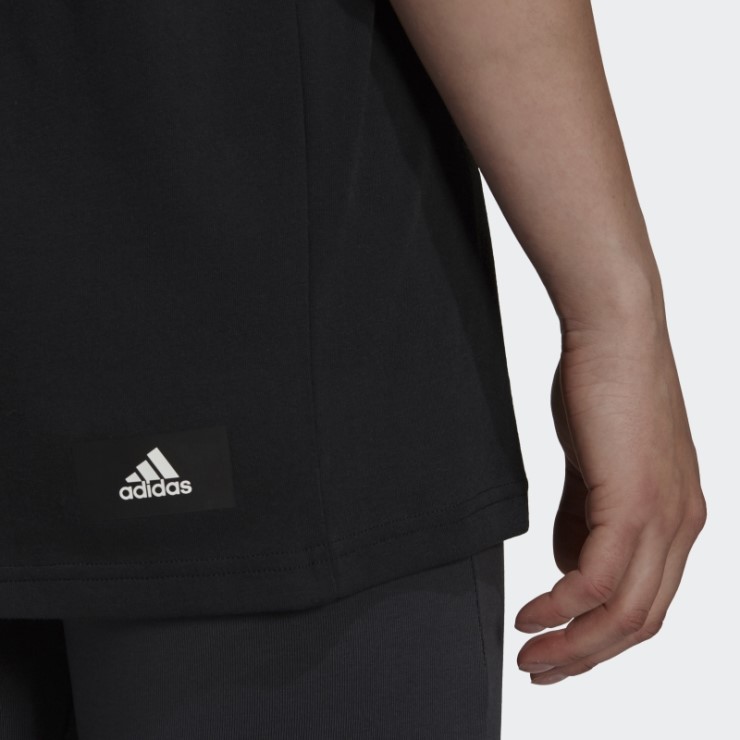 Camiseta Adidas Future Icons Logo Graphic Negra