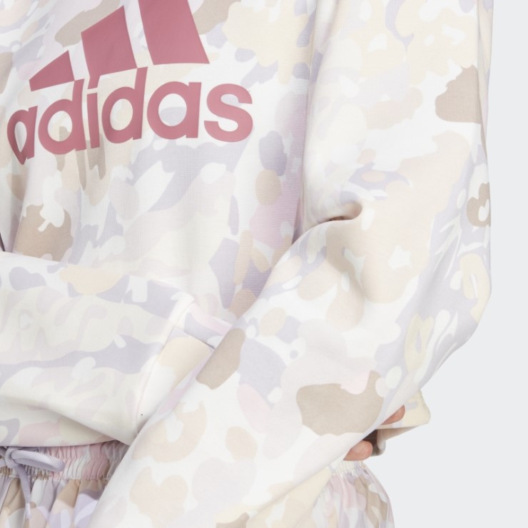 Adidas Sudadera Gráfica Blanca