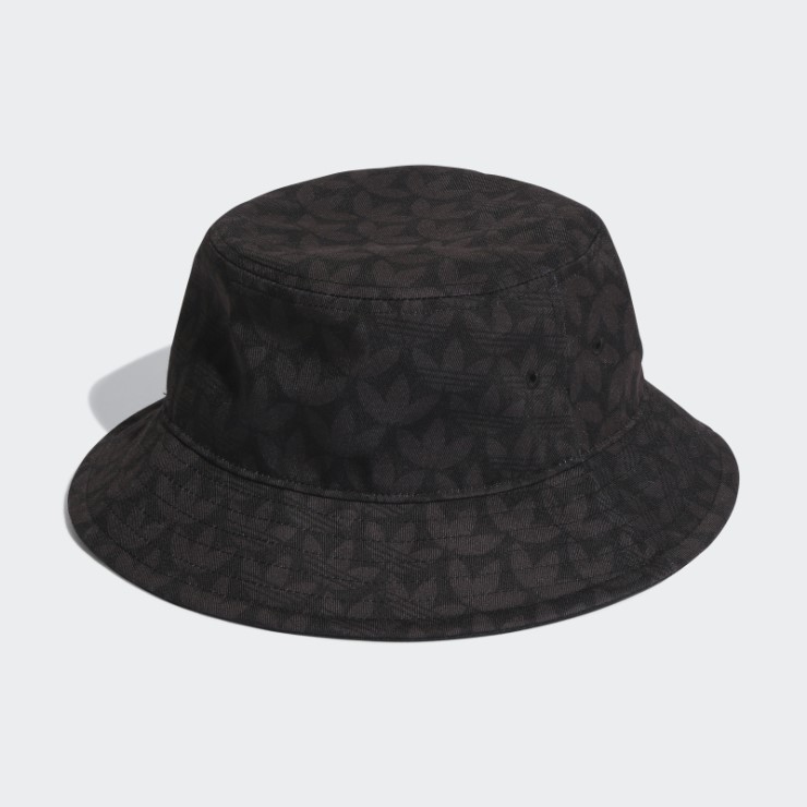 Sombrero De Pescador Con Estampado De Monograma Adidas Negro