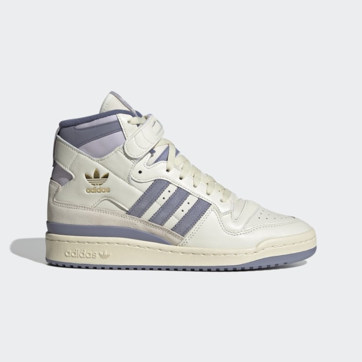 Adidas Forum 84 Alto Zapatos Plata Violeta