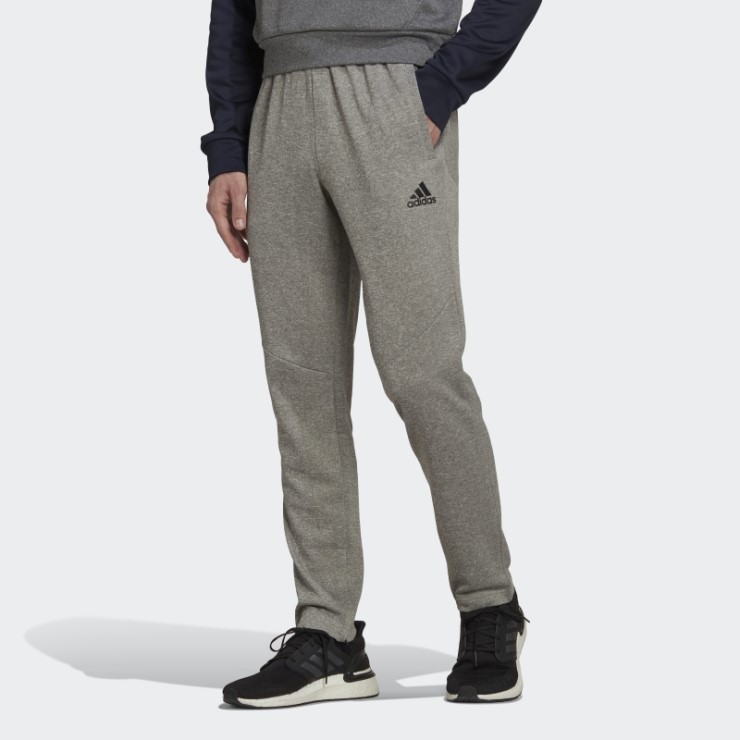 Aeroready Game And Go Joggers Cónicos Con Logo Pequeño Adidas Mgh Gris Sólido