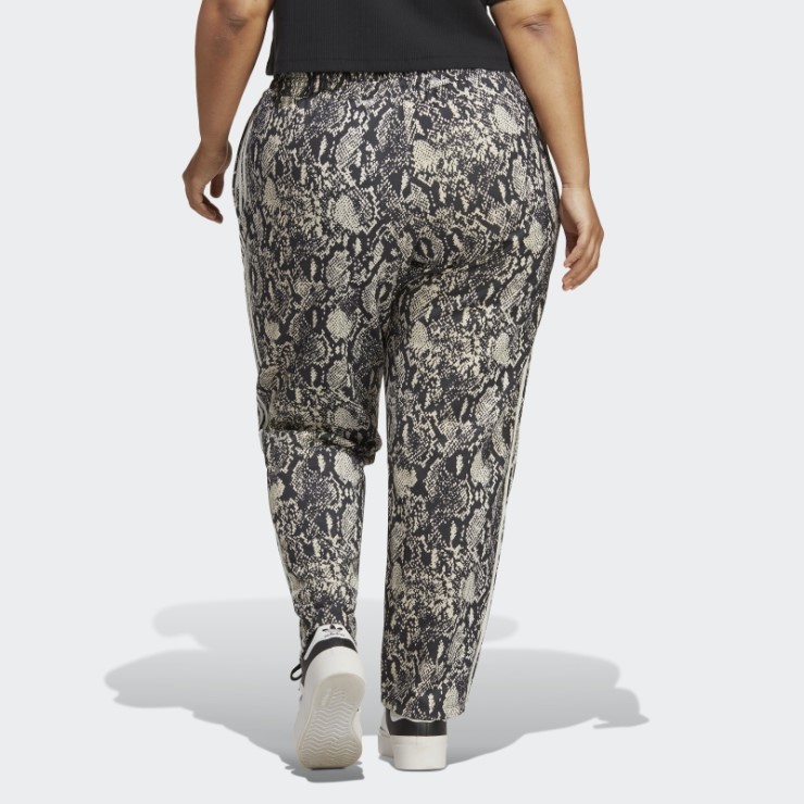 Pantalones De Chándal Negros De Pitón (tallas Grandes) Adidas