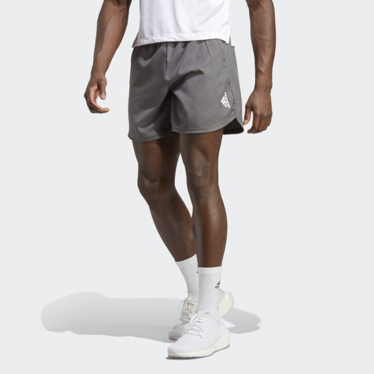 Pantalón Corto Adidas Gris Aeroready Diseñado Para El Movimiento