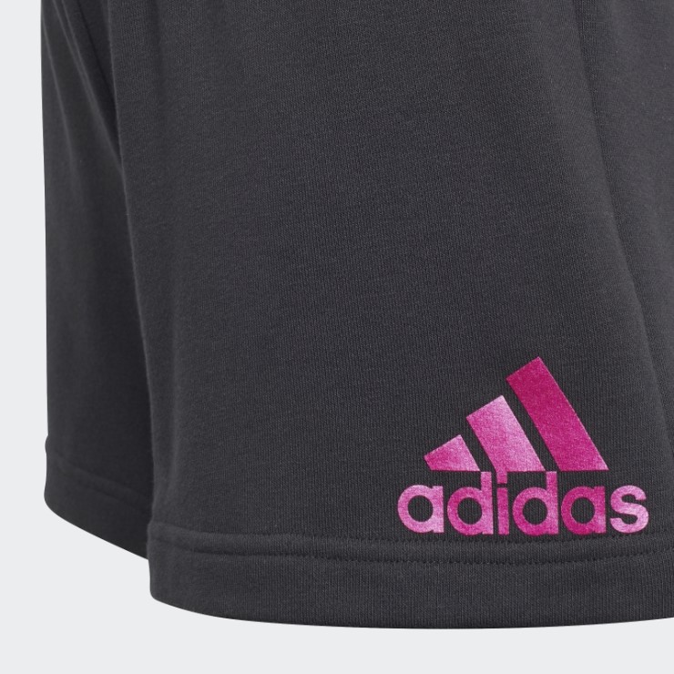 Pantalones Cortos Negros Con La Insignia De Los íconos Del Futuro De Adidas
