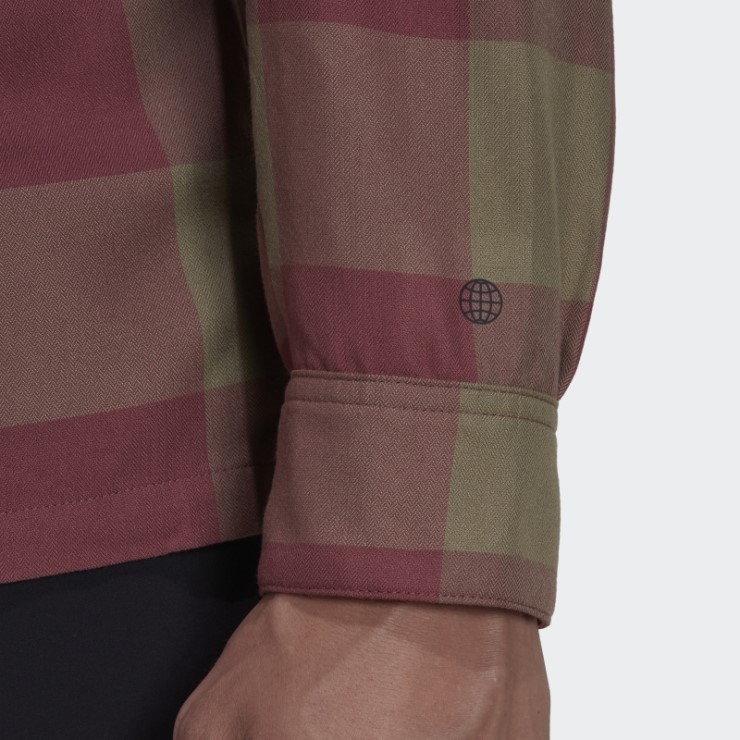 Camisa De Franela Orbit Green Five Ten Marca De Los Valientes (género Neutral) Adidas