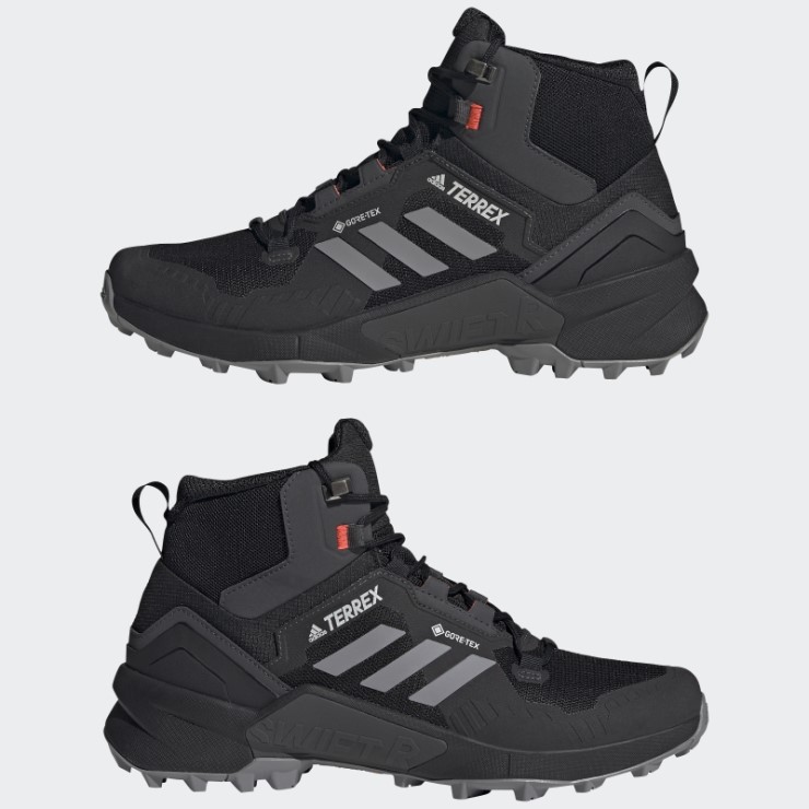 Negro Adidas Terrex Swift R3 Mid Gore-tex Zapatillas De Senderismo