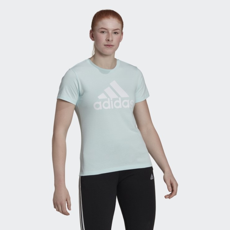 Camiseta Adidas Essentials Logo Blanca Elegante