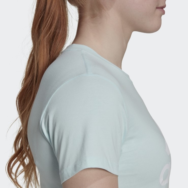 Camiseta Adidas Essentials Logo Blanca Elegante