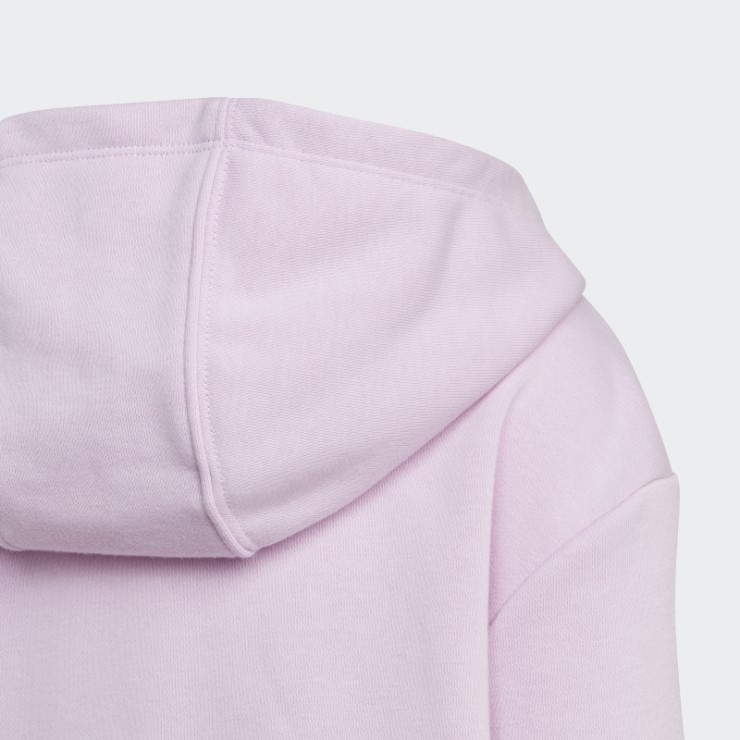 Conjunto De Leggings Con Capucha Y Gráfico Lila De Adidas