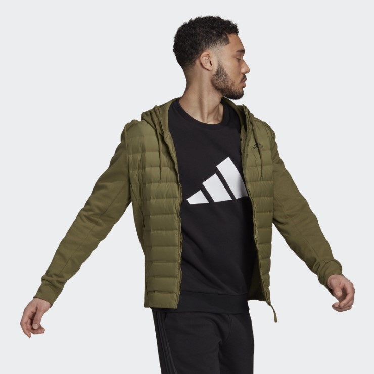 Chaqueta Híbrida Varilite Verde Oliva Adidas