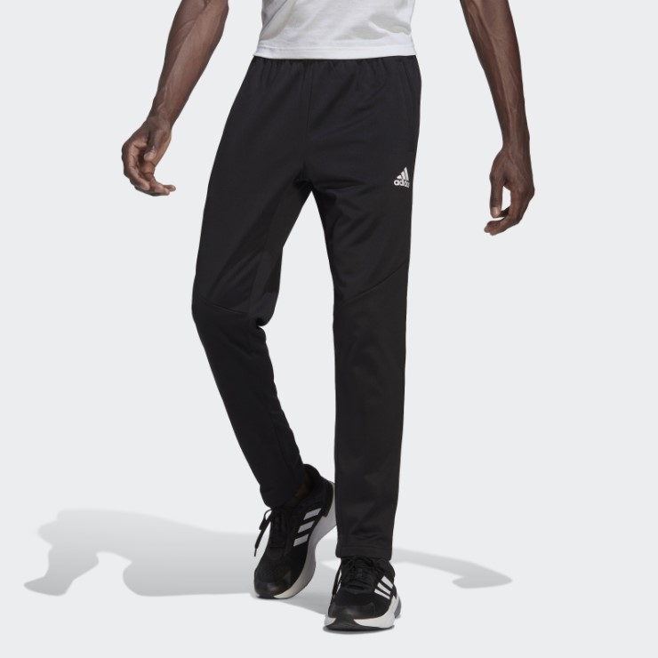 Aeroready Game And Go Pantalones Tapered Con Logo Pequeño Adidas Negro