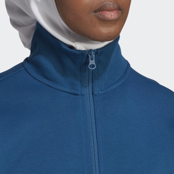 Sudadera Con Cremallera De Un Cuarto De La Insignia De Iconos Del Futuro Marino Adidas