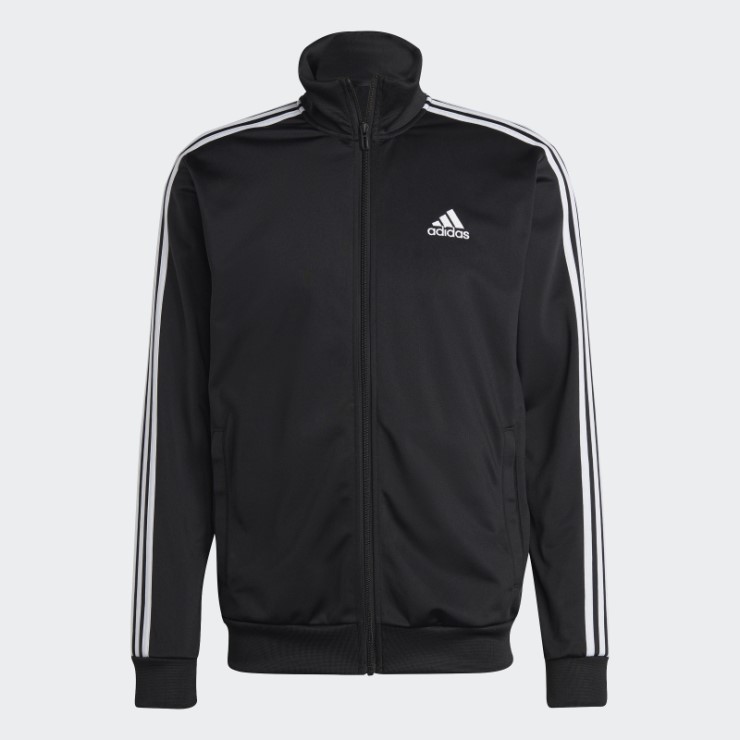 Chándal Básico Negro De Tricot Con 3 Rayas De Adidas