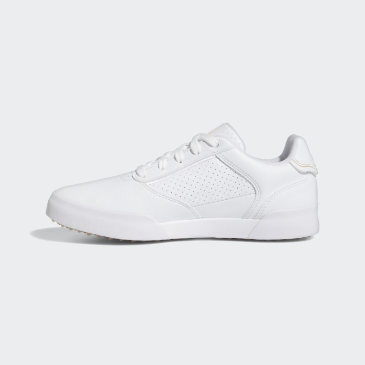 Zapatos De Golf Sin Clavos Adidas Retrocross Blanco
