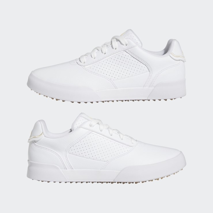 Zapatos De Golf Sin Clavos Adidas Retrocross Blanco