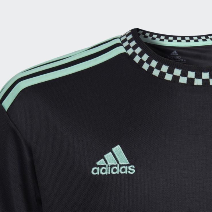 Camiseta Leicester City Fc 22/23 Segunda Equipación Negro Adidas