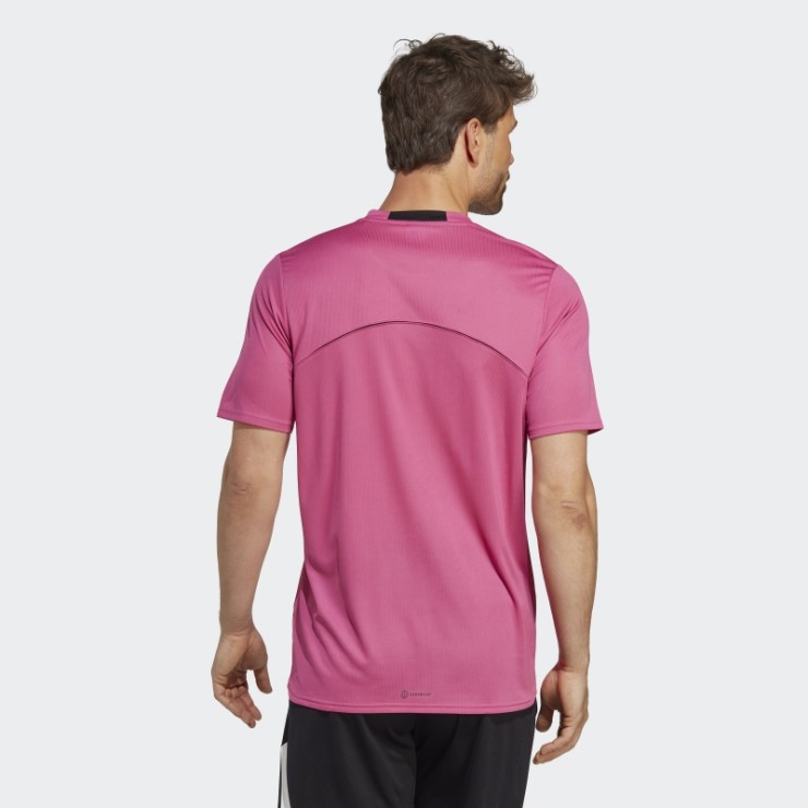 Camiseta Fucsia De Adidas Diseñada Para El Movimiento Hiit Training