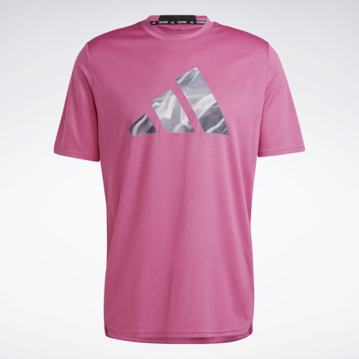Camiseta Fucsia De Adidas Diseñada Para El Movimiento Hiit Training