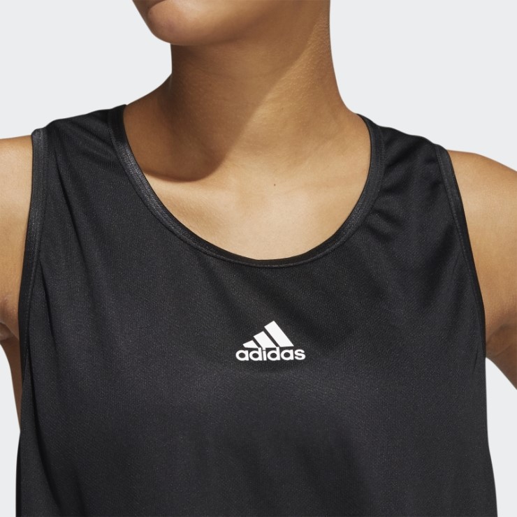 Camiseta Adidas 365 Mujer En Power Negra