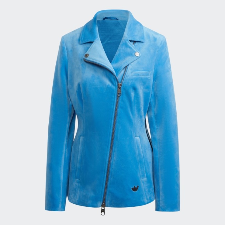 Azul Pájaro Versión Azul Biker Santiago Chaqueta Adidas