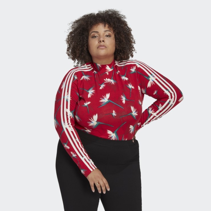 Body Rojo Thebe Magugu (talla Grande) Adidas