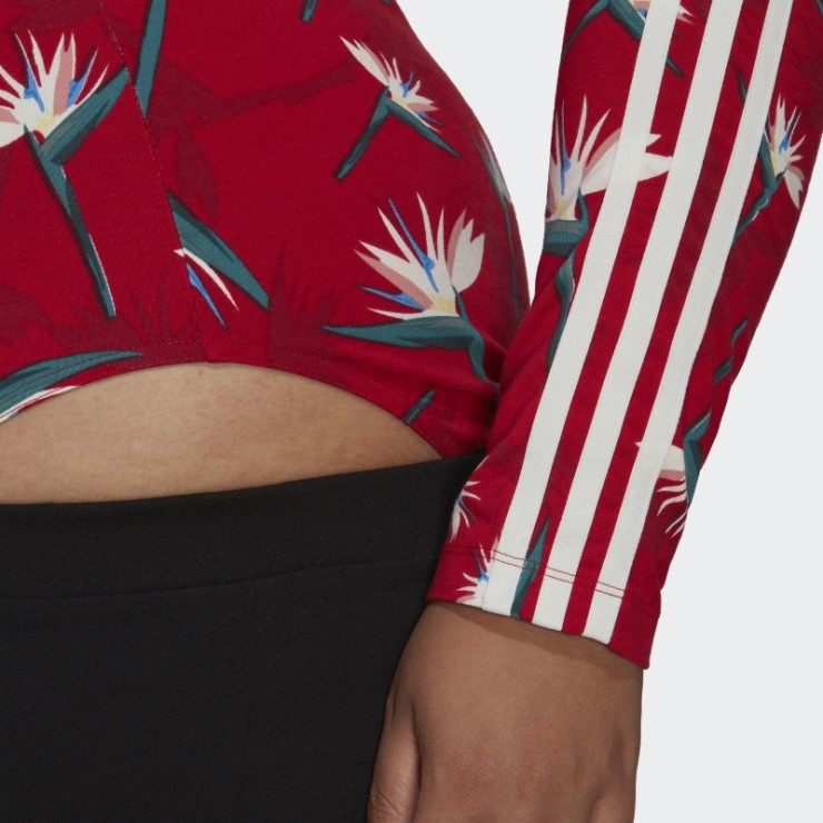 Body Rojo Thebe Magugu (talla Grande) Adidas