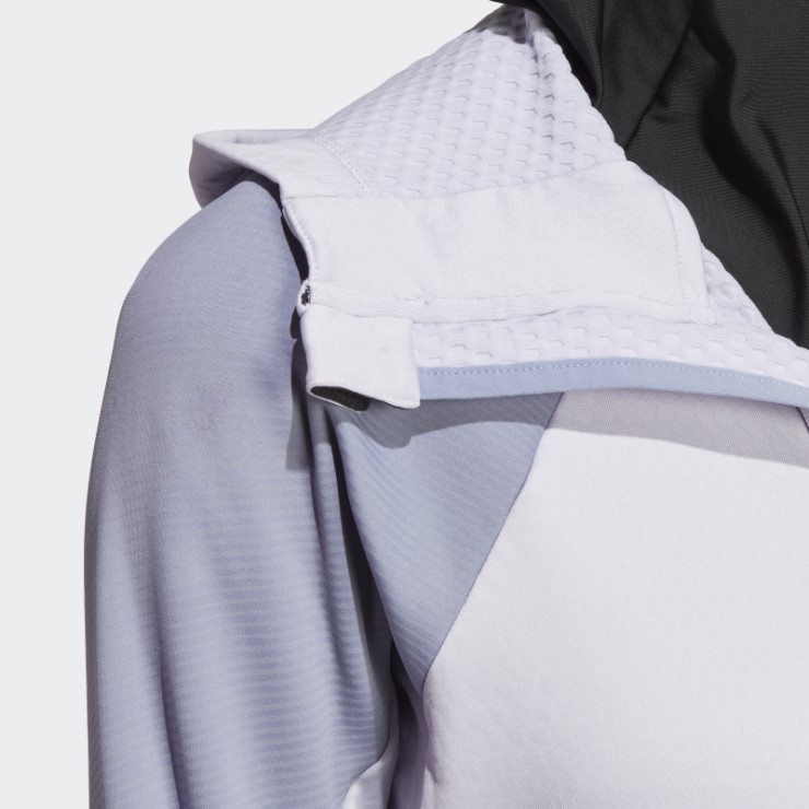 Adidas Terrex Tech Flooce Chaqueta De Forro Polar Con Capucha Para Senderismo Plata Amanecer