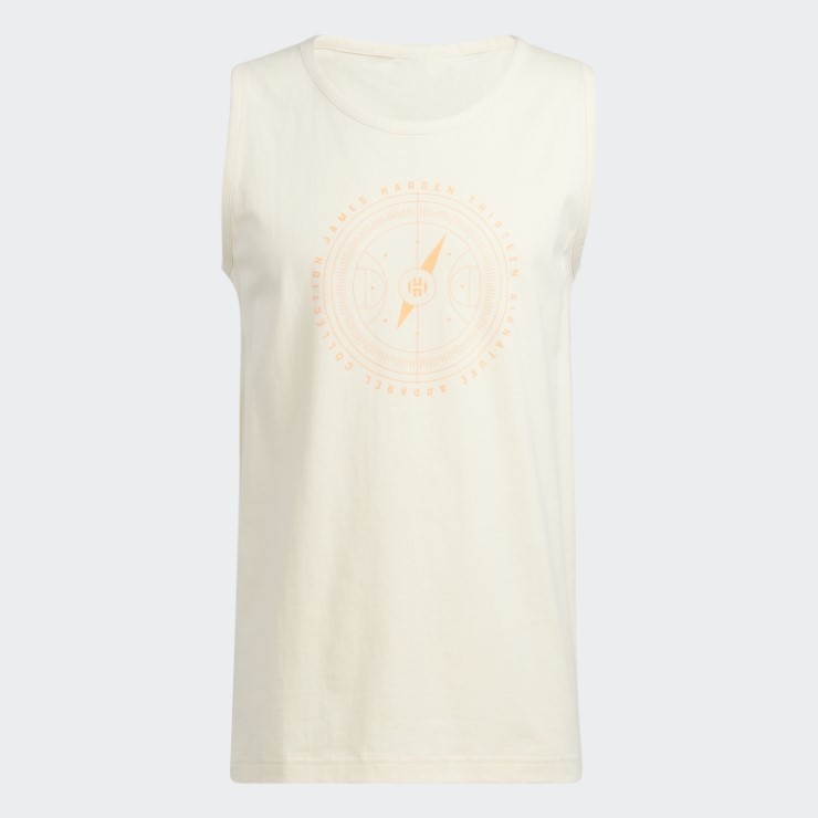 Adidas Ecru Tint Harden Vol. 6 Canales 3 Camiseta Sin Mangas