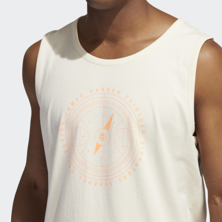 Adidas Ecru Tint Harden Vol. 6 Canales 3 Camiseta Sin Mangas