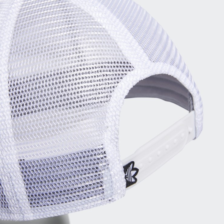 Gorra Trucker Estructurada Adidas Blanco