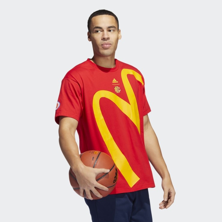 Camiseta Roja Adidas Eric Emanuel Mcdonald's Graphic (género Neutral)
