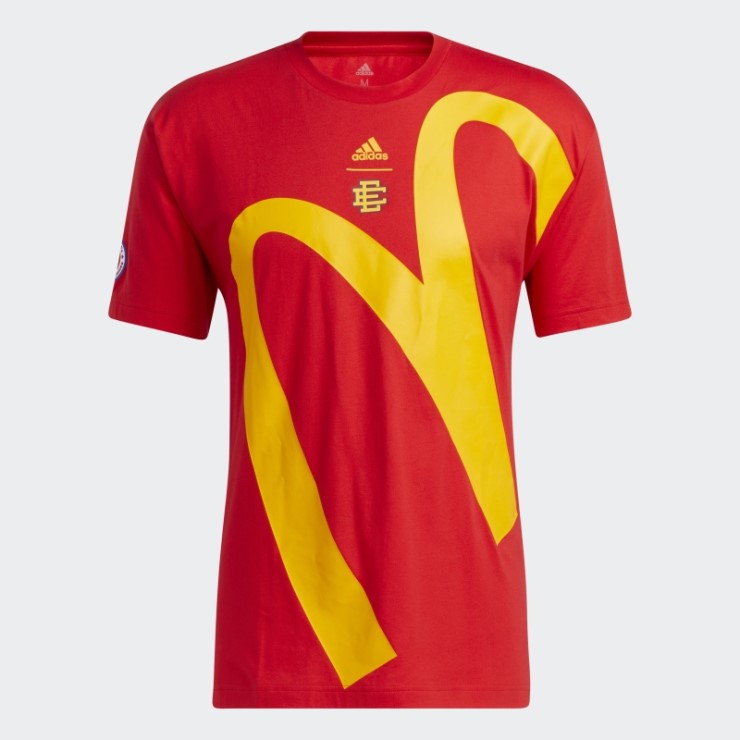Camiseta Roja Adidas Eric Emanuel Mcdonald's Graphic (género Neutral)