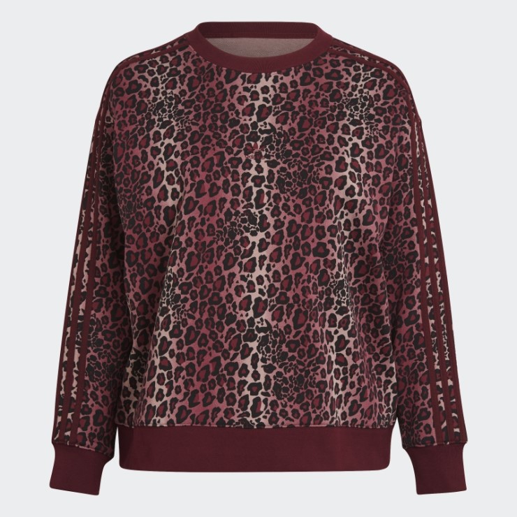 Sudadera Granate Adidas Crew (talla Grande)