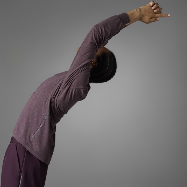 Pantalones Cortos 2 En 1 Granate Adidas Authentic Balance Yoga