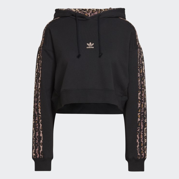 Sudadera Con Capucha Logo Negro Adidas