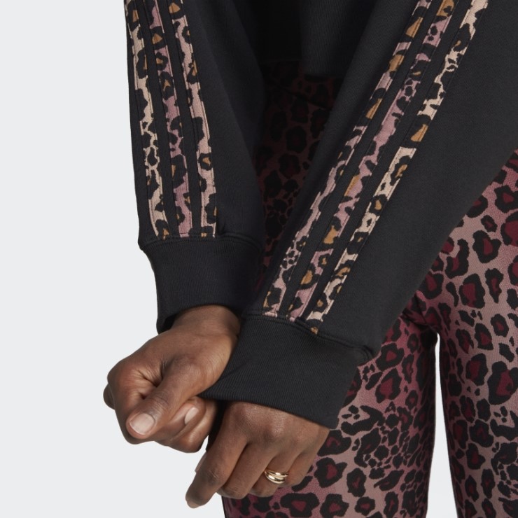 Sudadera Con Capucha Logo Negro Adidas