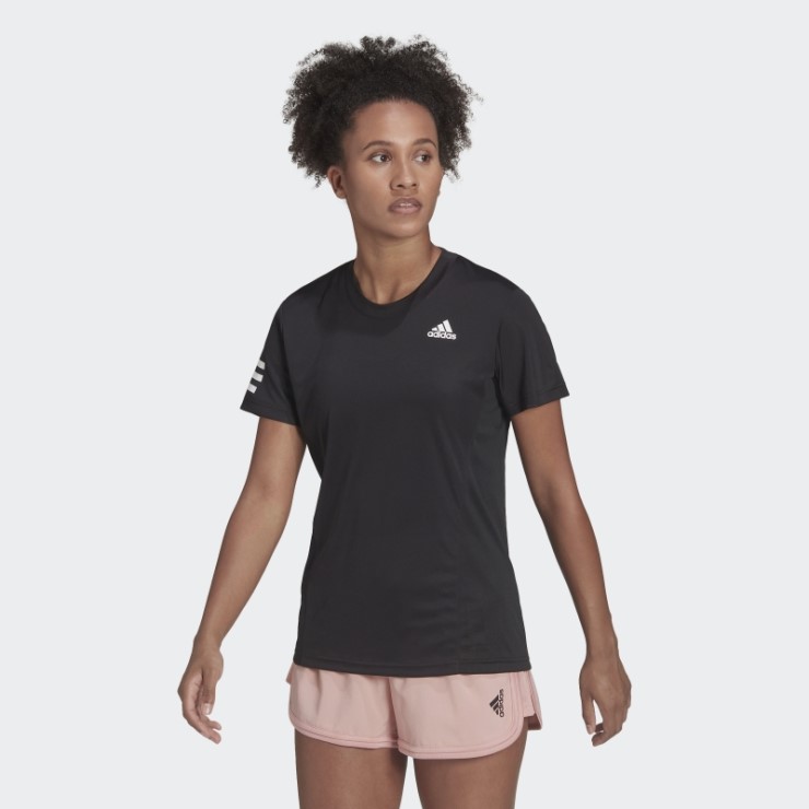 Camiseta De Tenis Adidas Club Negra