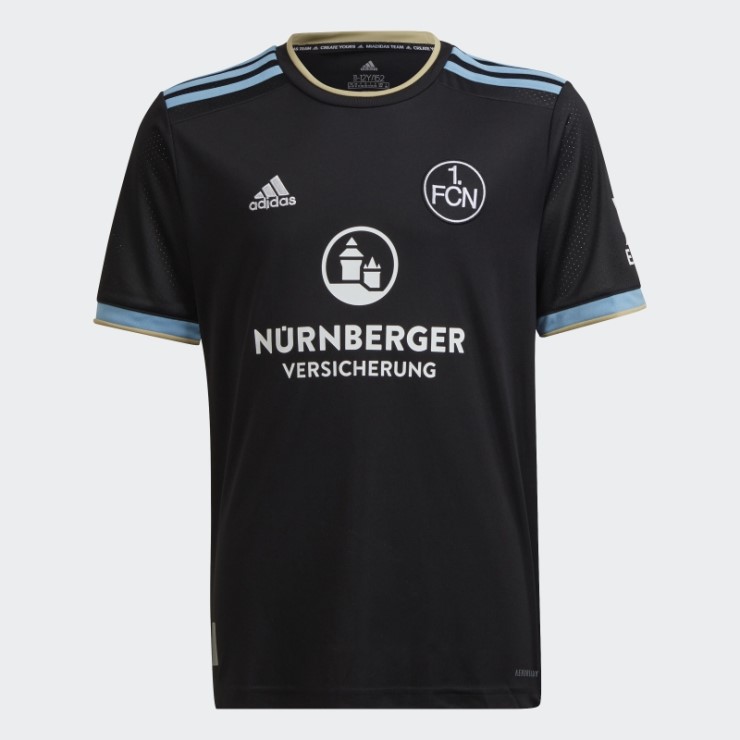 Camiseta Adidas Fc Nürnberg 22/23 Tercera Equipación Negra
